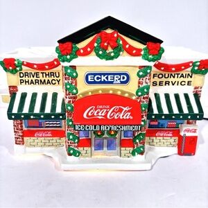 Coca Cola Town Square Collection Eckerd Pharmacy & Soda Fountain Fiber Optics